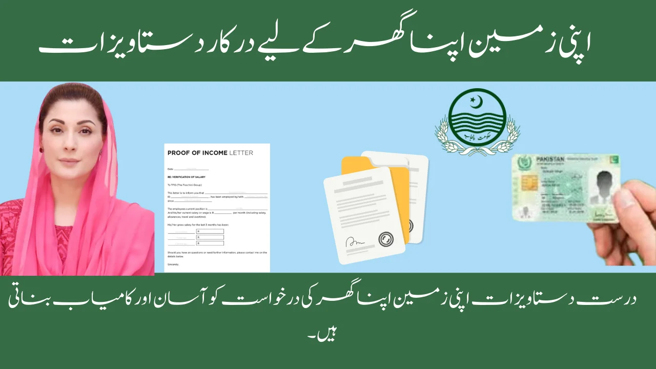 Required Documents For Apni Zameen Apna Ghar