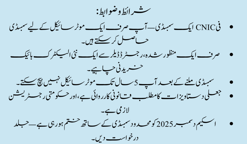 Government Electric Bike Subsidy Explained – CM Scheme 2025