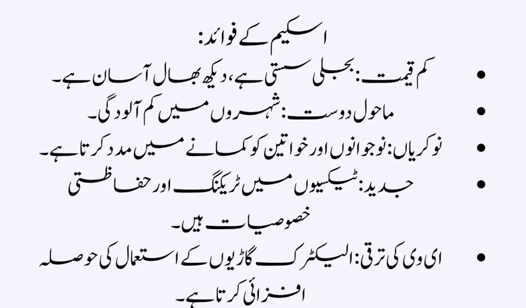 CM E-Taxi Scheme 2025 Apply Online for Electric Taxi in Pakistan