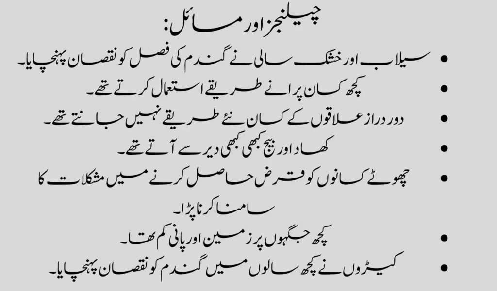 History and Impact of the Grow More Wheat Program